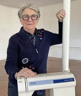 Birgitta Persson, ägare och kursledare på TextilDesignSkolan.
